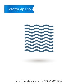wave. wave icon. sign design. Vector EPS 10.