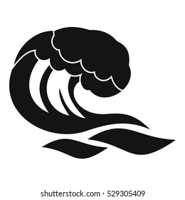 Wave icon. Simple illustration of wave vector icon for web