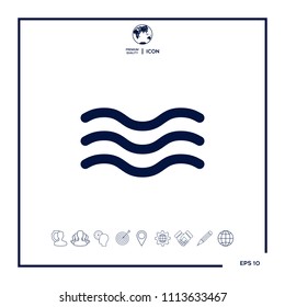 Wave Icon symbol