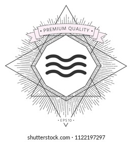 Wave Icon symbol