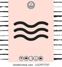 Wave Icon symbol