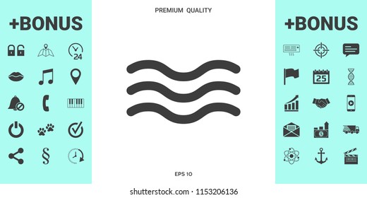 Wave Icon symbol
