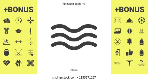 Wave Icon symbol