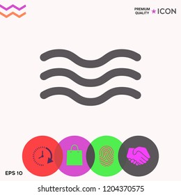 Wave Icon symbol
