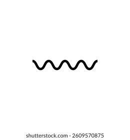 Wave icon, symbolizing motion, water, and the dynamic flow of nature or energy.