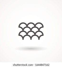 Wave Icon in trendy flat style isolated on white background. Water wave symbol for your web site design,