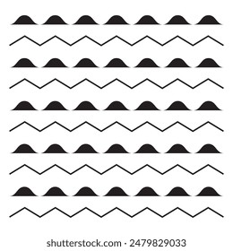 Wave Icon in trendy flat style isolated on grey background. Water wave symbol for your web site design, logo, app, UI. Vector illustration, EPS10.