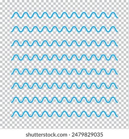 Wave Icon in trendy flat style isolated on grey background. Water wave symbol for your web site design, logo, app, UI. Vector illustration, EPS10.
