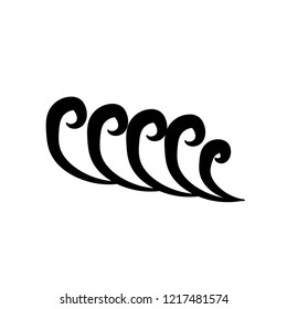 Wave icon. Trendy Wave logo concept on white background from Summer collection. Suitable for use on web apps, mobile apps and print media.
