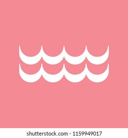 Wave icon vector