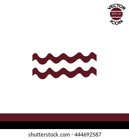Wave icon vector