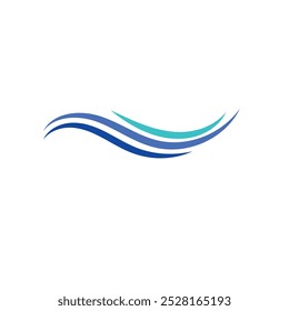 Wave Icon Vector clipart line