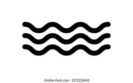 Wave Icon. Vector illustration