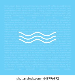 Wave icon. vector illustration