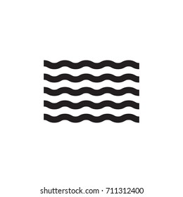 Wave icon vector illustration.