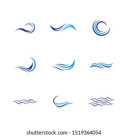 Wave icon vector illustration design