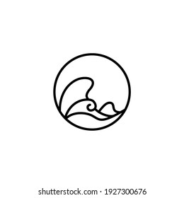 Wave Icon Vector Illustration Design