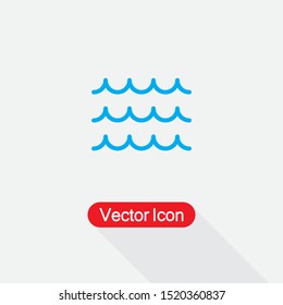 Wave Icon Vector Illustration Eps10