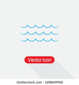 Wave Icon Vector Illustration Eps10