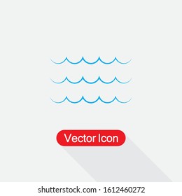 Wave Icon Vector Illustration Eps10