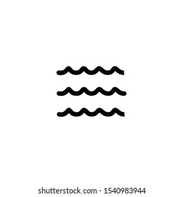 Wave icon. Vector illustration in flat style - Vector