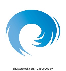 wave icon vector illustration logo design