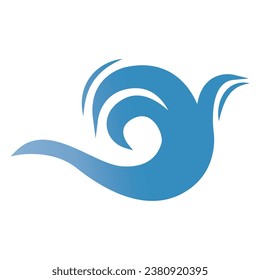 wave icon vector illustration logo design