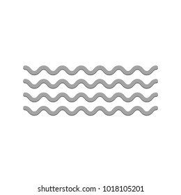 Wave icon vector  isolated on white background