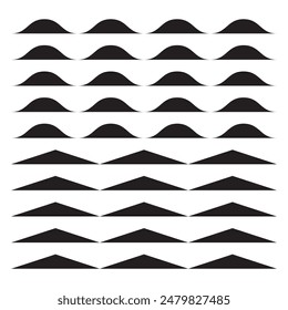 Vector Wave Icon aislado en el fondo. Símbolo de la onda de agua para el Anuncio infográfico y el diseño del Sitio web. Ilustración vectorial del logotipo.