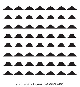 Wave Icon Vector isolated on background. Water wave symbol for infographic banner and website design. logo vector illustration.