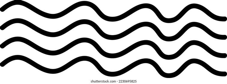 wave icon vector logo templateillustration on white background..eps