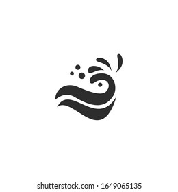wave Icon vector sign isolated for graphic and web design. wave symbol template color editable on white background.