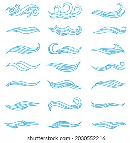 Wave icon vector. Surfing illustration sign. Ocean symbol. Sea mark.