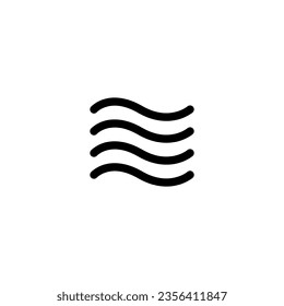 Wave Icon Vector. Wave Symbol