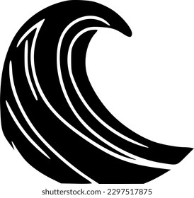 wave icon vector symbol design illustration