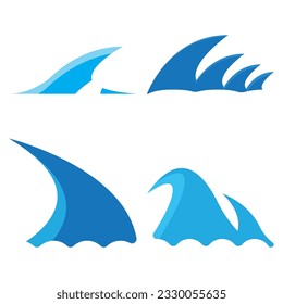 wave icon vector template illustration logo design
