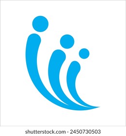 wave icon vector template illustration logo design