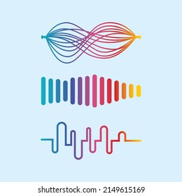 wave icon and water drop vector illustration design logo business
