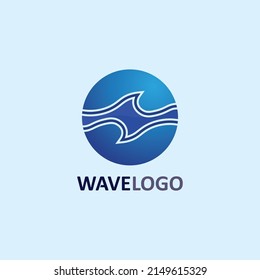 wave icon and water drop vector illustration design logo business