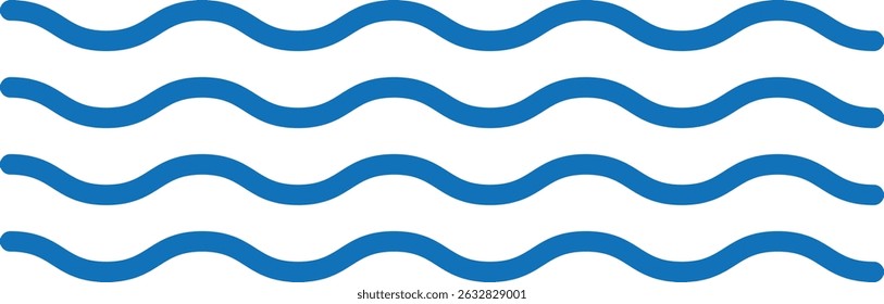 wave icon. water icon vector