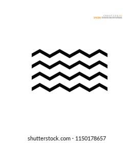wave icon.vector illustration.