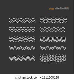 wave icon.vector illustration.
