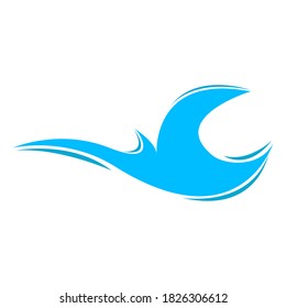 wave illustration concept, vector eps 10