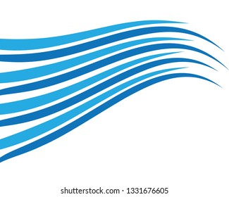 Wave illustration design