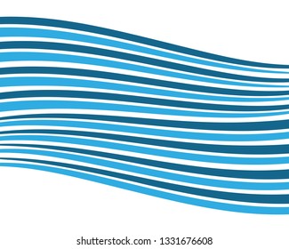 Wave illustration design