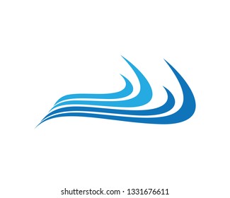 Wave illustration design