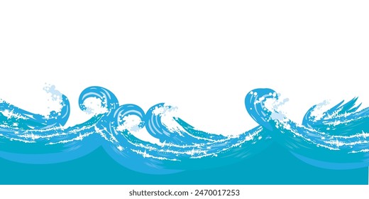 Wave Image Clip Art Brush Illustration