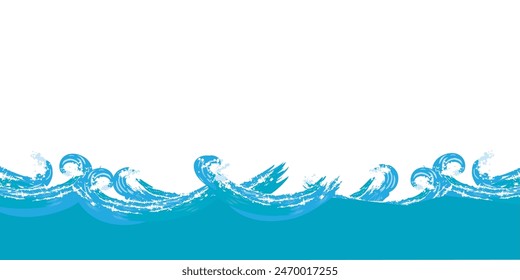 Wave Image Clip Art Brush Illustration