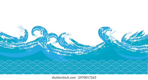 Wave Image Clip Art Brush Illustration