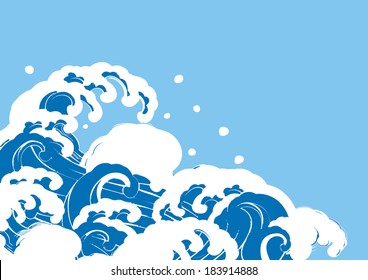 日本画 波 High Res Stock Images Shutterstock